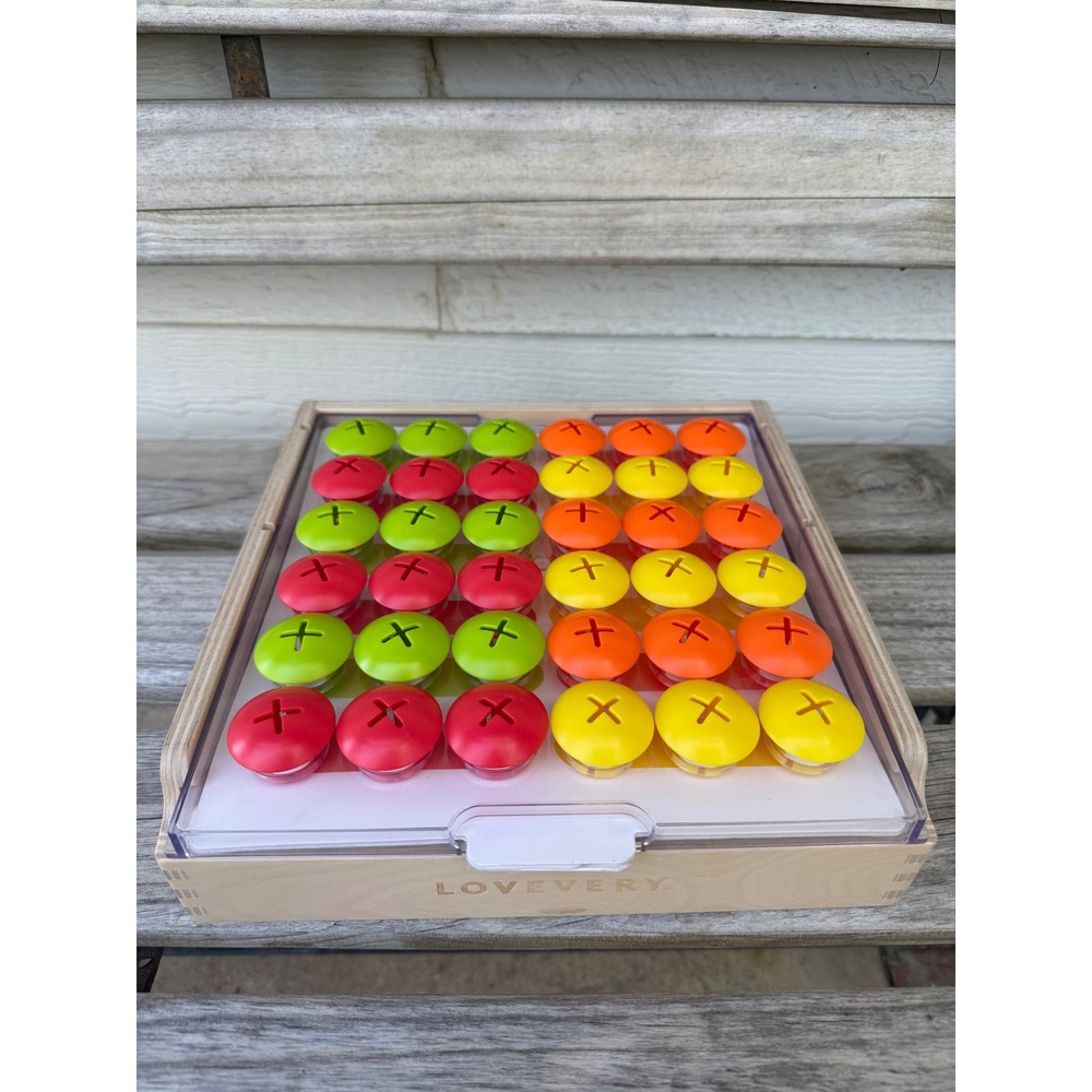 Lovevery Mosaic Button Board Wooden Sensory Toy Color Matching Montessori Toy